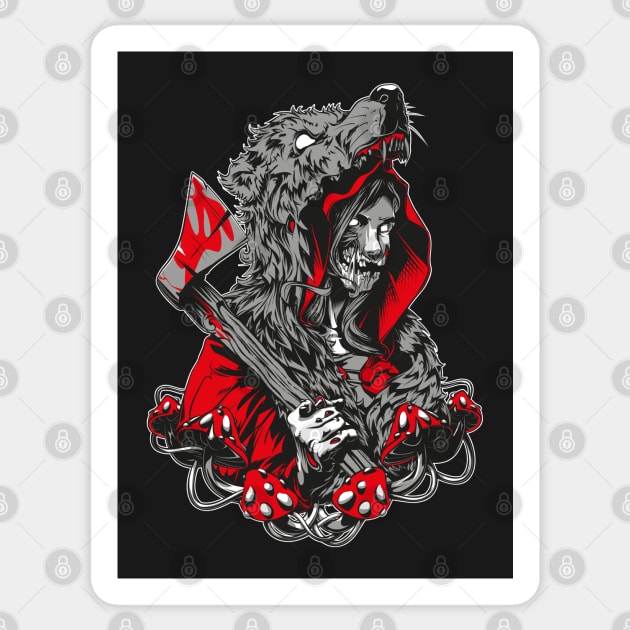 Little Red Riding Hood Sticker by Chack Loon